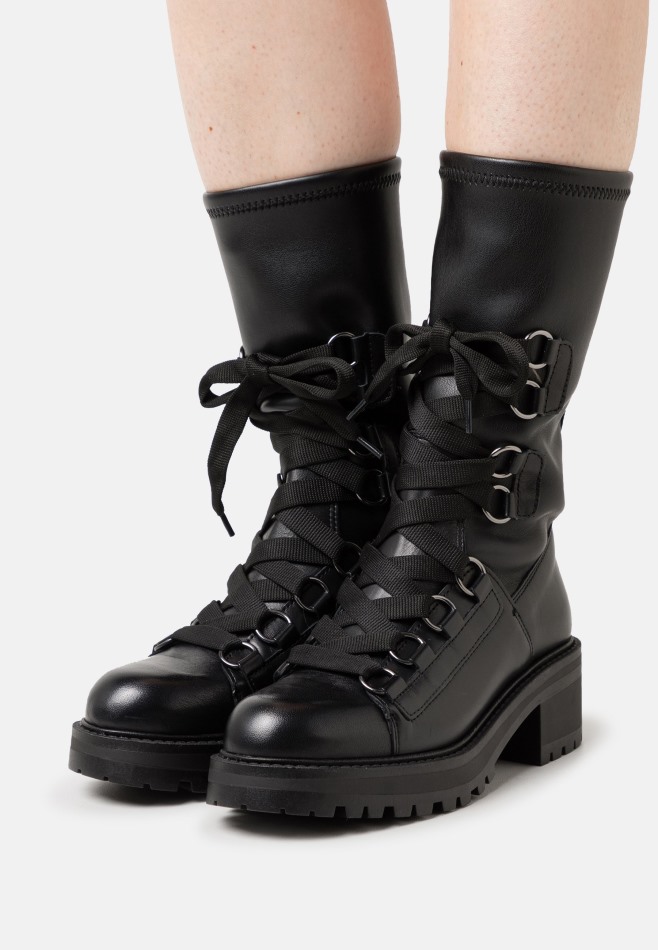 Bottes à Lacets Gabor | Noir Exclusif